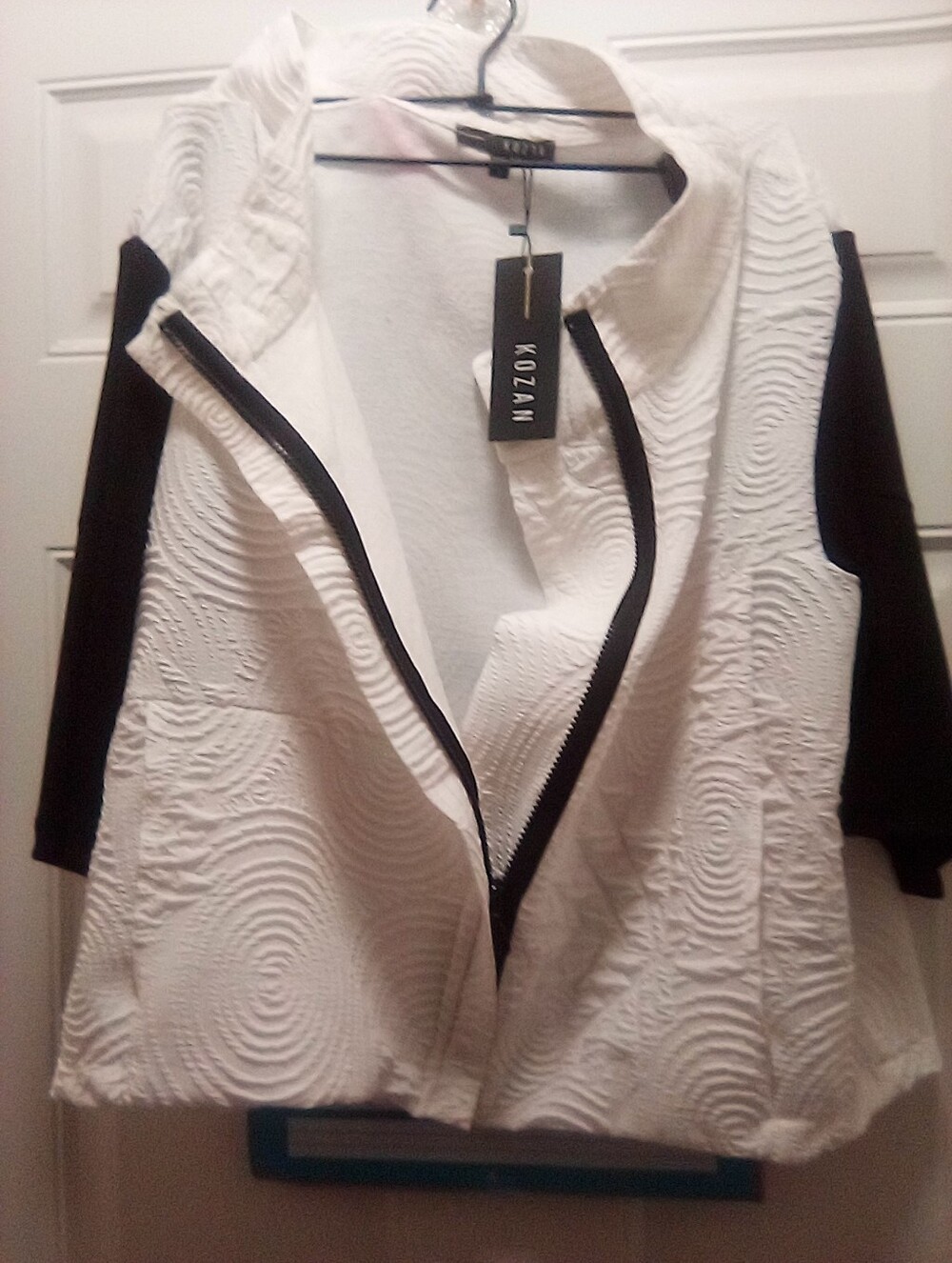 Textured Zip-Front Jacket